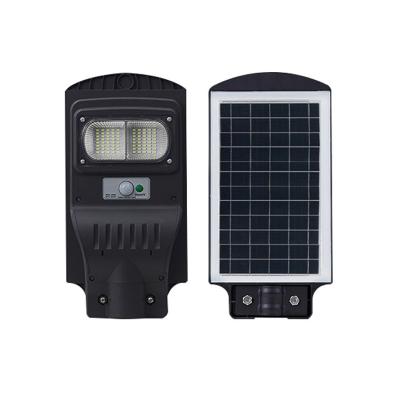 China Hot Selling ABS Material 30W Outdoor Solar Garden Light With Solar Panels for sale