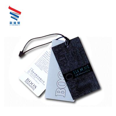 China Viable wholesale custom famous brands logo printed elastic sunglass rope hang tag packaging for sale