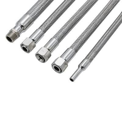 China Corrosion Resistance Corrugated Stainless Steel Flexible Metal Braided Hose for sale