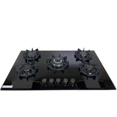 China Wholesale Household Factory Price Tempered Glass 5 Estufa Top One Gas Burner Stove for sale