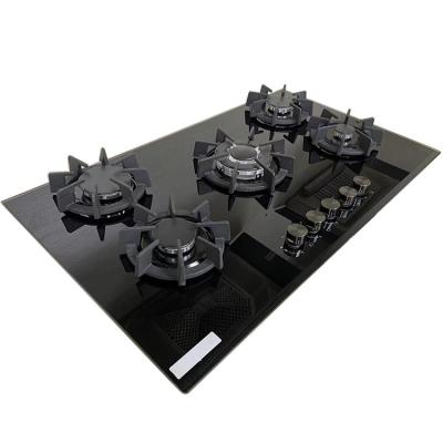 China Wholesale High Quality Tempered Glas Household Estufa A 5 Burner Gas Stove for sale