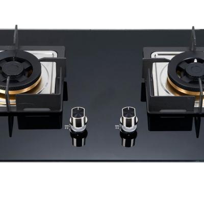 China Household Gas Stove Kitchen Appliances Kitchen Stove Desktop Two-Burner Gas for sale