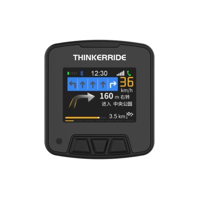 China Real Time Cycling Message Display Quickly Unlock Smart Phone Gps Cycle Computer Wireless 1000mAh for sale