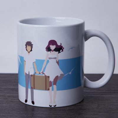 China Viable Hot Sales 350ml Anime Sublimation Coffee Mug Mug Thermal Ceramic Mug for sale