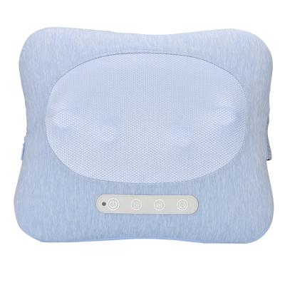 China Mixing with the heating function. Factory Wholesale KIKI NEWGAIN Electric Rolling Kneading Shiatsu Heated Car Neck Massager Pillow Back Massager for sale