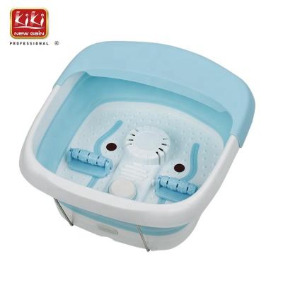 China KIKI MASSAGE ELECTRIC PORTABLE Foldable Foldable With Handle Water Bath Design Foot Spa Passionate Heating Massager for sale