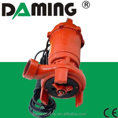 China Sewage DAMING 2 inch submersible sewage pump with cutter impeller for sale