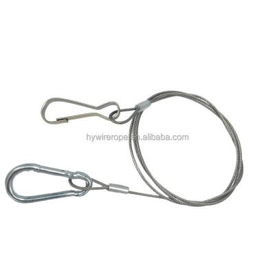 China Wholesale high quality good tension and durability wire sling cable steel according to wire rope diameter stainless steel or galvanized easy cut steel for sale