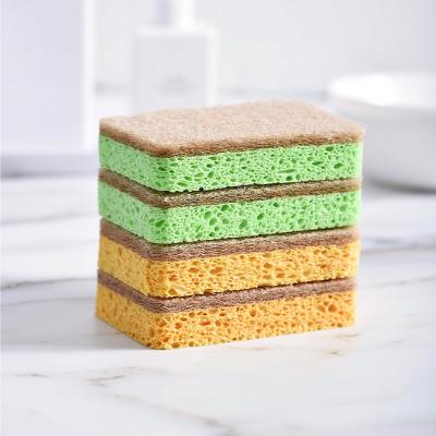 China NEW Wholesale Eco-freindly Kitchen Dish Sponge Product Coconut Fiber Household Cleaning Cleaning for sale