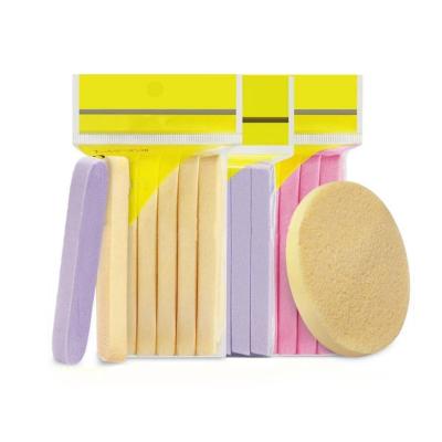 China 6/7/8/9cm Round Natural Cellulose Compress Sponge Paste Sponge Wooden Paste Sponge Facial Makeup Blast Facial Massage Wash Cosmetic Sponge for sale