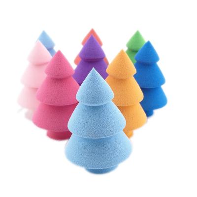 China Professional Cosmetic Makeup Blast Makeup Sponge For Foundation Concealer Cream Make Up Christmas Tree for sale