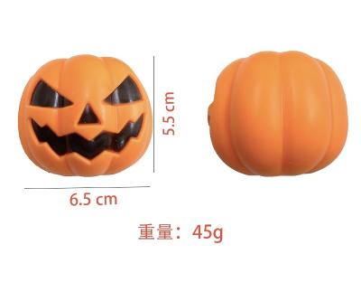 China Durable Halloween Relief Antistress Pressure Ball Stress Colour Squeeze Balls Kids Adults Hand Fidget Toy Halloween LED light for sale