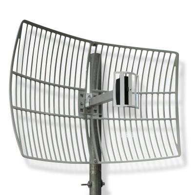 China Aluminum Alloy Grid Parabolic Antenna Outdoor High Gain 24dBi Long Range MIMO Parabolic Grid Antennas for sale