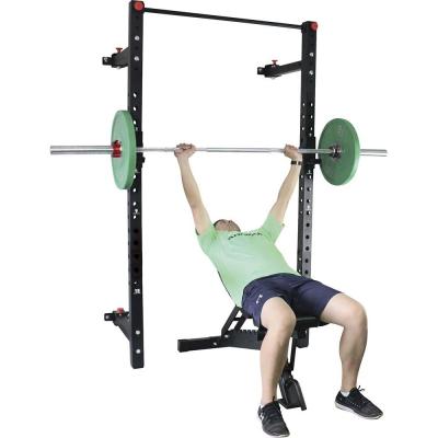 China Modern Wholesale Heavy Duty Fitness Weight Cage Wall Folding Wallmount Squat Rack for sale