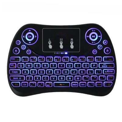 China Multimedia 2.4g Touchpad Keyboard Mini Air Wireless Mouse Keyboard Colors Backlight For Android TV Box Original Factory for sale