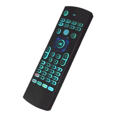 China Colorful Smart TV TV Box/Air T3 2.4Ghz LED Mouse Backlight For Android TV Box Keyboard Remote for sale