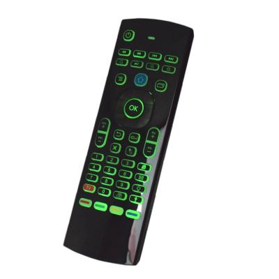 China Wifi wireless keyboard for hisense smart tv with air mouse T3 backlight keyboard for sale