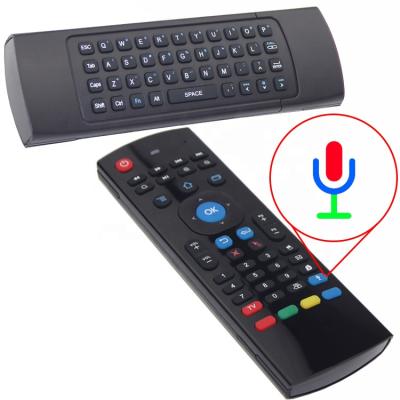 China Smart tv air tv box/mouse with microphone for skype speaking smart tv box remote control T3M for sale