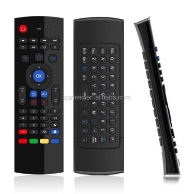 China 2.4ghz smart tv box / android tv remote control t3 with wireless keyboard air mouse for tv tv smart box mini pc for sale