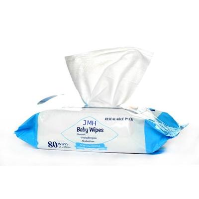 China Embossed / Plain According To Customers Requirements Nonwoven Material Spunlace Baby Wipes , Care Baby Skin Product Anti Mosquito Wet Wipes for sale