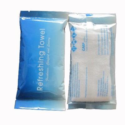 China No Stimulation Single Pack Restaurant Hot And Cold Wet Towels for sale