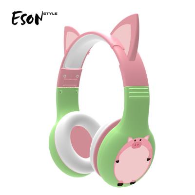 China Brand New CE Rohs FCC CA65 360 Degree Fordable Earphone Eson Style Design Share Music Cat Headband Kids Wired Single Ear Copy for sale