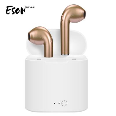 China In-Ear Eson Style I7S OEM / Odm Wholesale Tws Bluetooth Headphones Wireless Earphones Earbud for sale