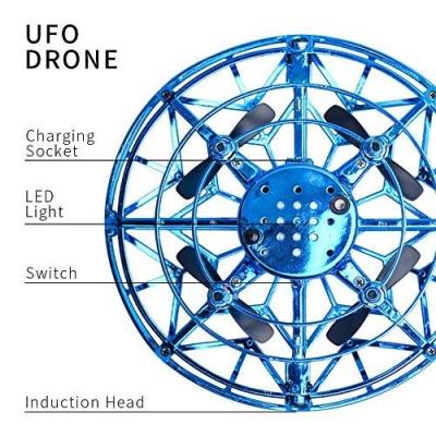 China ABS Eson Style Hands Operated Drones For Adults Kids UFO Helicopter Hands Free Mini UFO Ball Drone Easy Indoor Outdoor Flying Toy for sale