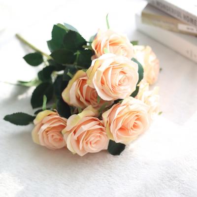 China MW23313 Wedding/Home Decorative Artificial Flower Wedding/Silk Flower Home Decoration Wedding Supplies Rose Bouquets Artificial for sale