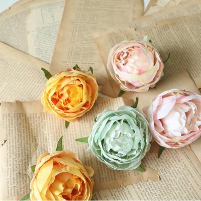 China FREE SAMPLE SYB1-3339 Realistic Wholesale Touch Artificial Flower Peony Heads and Simulation Real For Wedding Decoration for sale