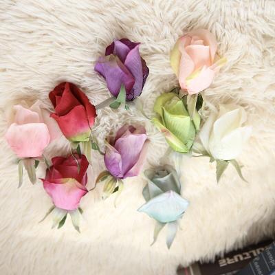 China SYB43626 Simulation and Realistic Flower Wall Wedding Artificial Flowers Rose Flower Heads Artificial Silk Background for sale