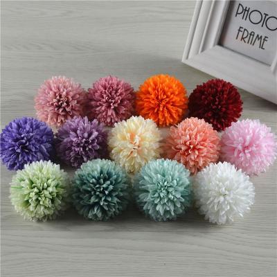 China Simulation and Realistic Flower Wall DIY Supplier Decoration SYB72605 Wedding Artificial Flowers Head Realistic Fake Dandelion Head for sale