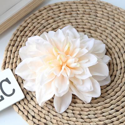 China Simulation and realistic Dahlia head Realistic Fakes Dahlia head of artificial flowers wall flower from wedding decoration DIY supplier SYB72607 for sale