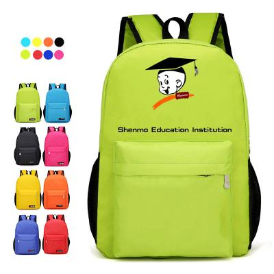 China Custom Waterproof Wholesale Promotional Gifts Charity Gifts Waterproof Logo Kindergarten Backpack School Bag Knapsack Kids Bags for sale