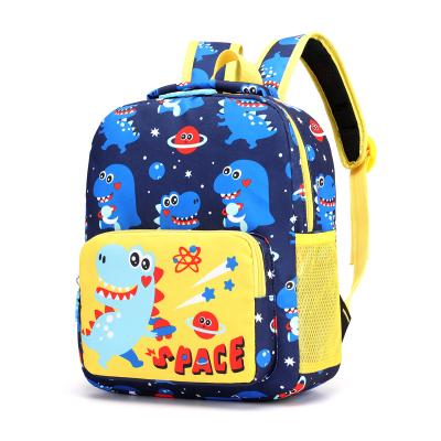 China Lovely Kindergarten Boys Girls Dinosaur Pattern Children Kids School Bag Daily Waterproof Nylon School Backpack for sale