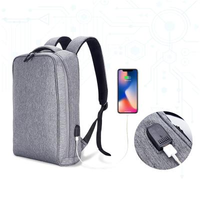 China Custom Multifunctional Smart Soft Business Men's Double USB Fashion Shoulder Strap Backpack for sale