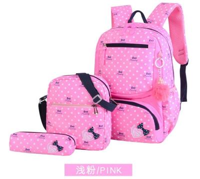 China 2020 Wholesale Cute Tear Resistance Factory Cartoon Primary School Backpack Kindergarten Backpack 3 Pcs Set for sale