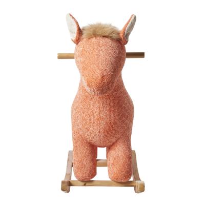 China Ride On Toy China 2021 Supplies Gift For Children Stuffed Animals Wooden Kids Rocking Horse Chair Stool for sale