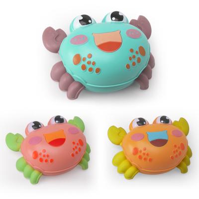 China 2021 New Arrival Rubbing Toy Vehicles 16pcs Plastic Sea Animal Toy Set Mini Crab Press and Racing Animal Toy for sale