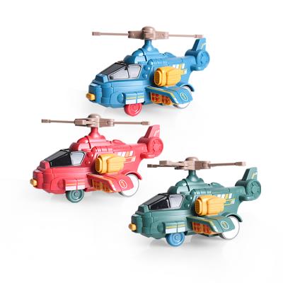 China Good Quality Plastic Aircraft Unisex Two States Deformation 12*16*9.3cm Toys Flat For Children for sale