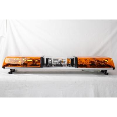 China PC & Best price 160W aluminum base amber halogen rotating light bar warning led lightbar for sale