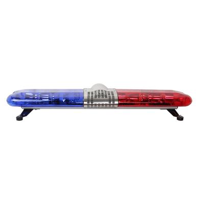 China PC lens & Aluminum Base Blue/Red/Yellow LED Light Bar Rooftop Emergency Warning Flash Strobe Light for sale