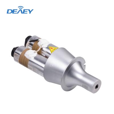 China Plastic Welder Parts Two Welders 15khz 4200w Pressure Dual 15k Metal Vibration Welding High Power Ultrasonic Transducers for sale