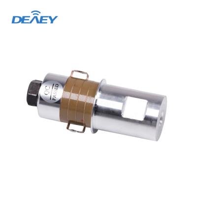 China 28kHz Plastic Welder Machine Parts Plastic Handheld Sensor Used In Spot Welding Ultrasonic Welding Transducer for sale