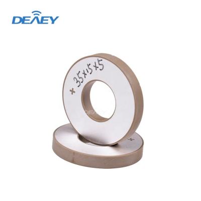 China 35*15*5 Pzt Material Piezoelectric Sensor Vibrator Material Ceramic Piezoelectric Ultrasonic Transducer Piezoelectric Disc for sale