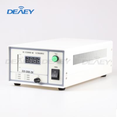 China 20K 2000W Ultrasonic Generator Digital Transducer Plastic Welding Ultrasonic Plastic Welding Generator for sale