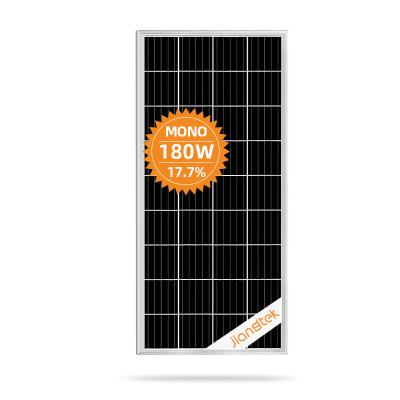 China JIANGTEK 180W Power System Mono Solar Crystalline Solar Panel for sale