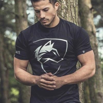 China Gothic T Shirts Mens Streetwear Fitness Workout Anti-wrinkle Men's T-shirt Cotton T-shirt for sale