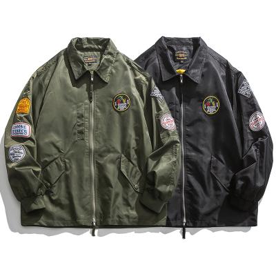 China Breathable Piloto Chaqueta Bomber Hombre Al por Mayor Breathable, Wholesale Customized Casual Men's Jacket for sale