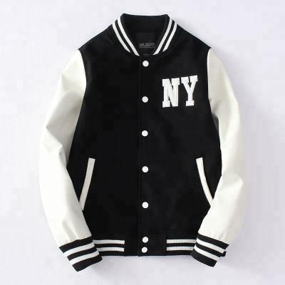 China Wholesale Warm Breathable Letterman Custom White Hooded Baseball Fleece Cotton Men's Sale Varsity Jacket for sale